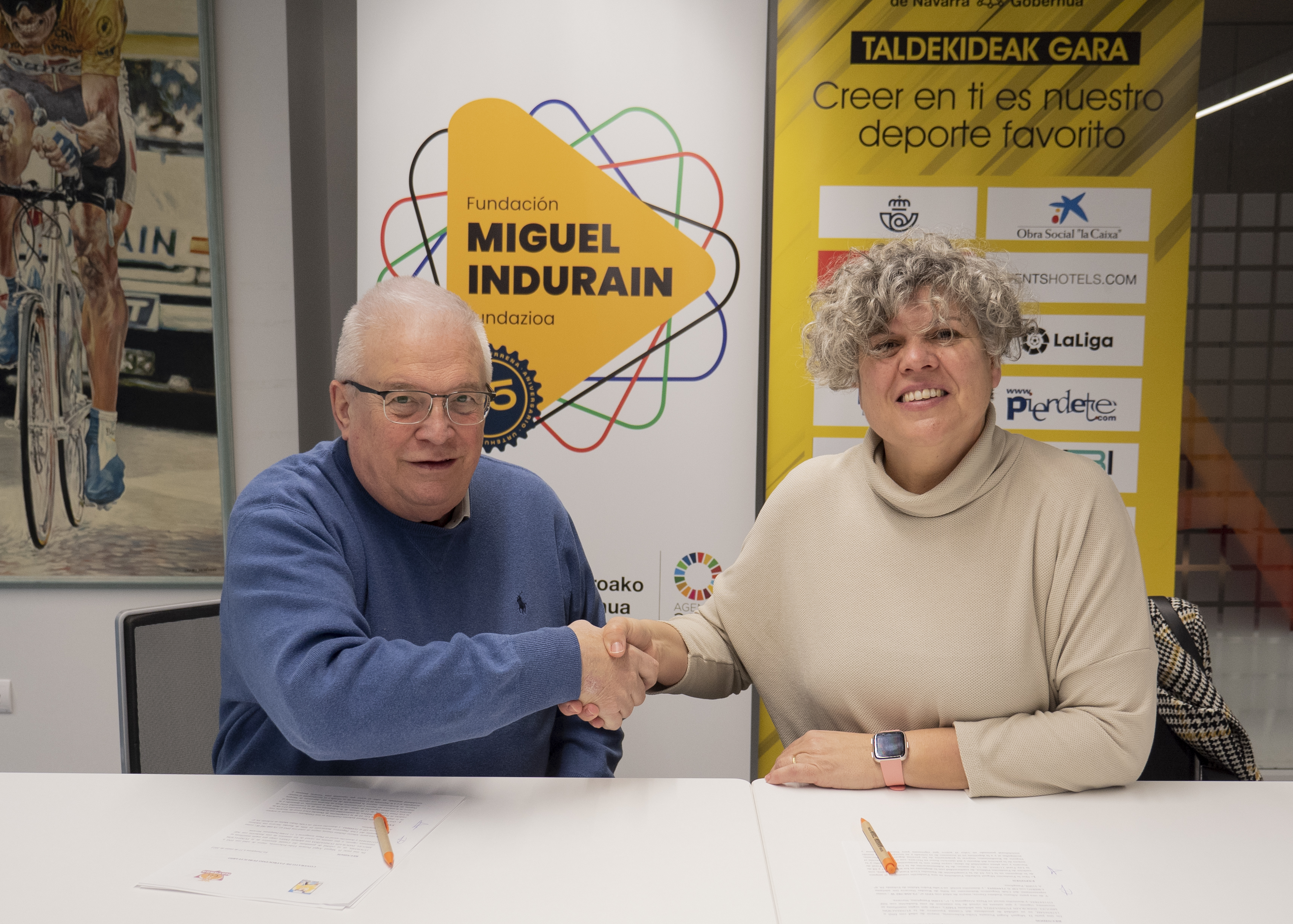 La Fundaci&oacute;n Miguel Indur&aacute;in Fundazioa apoya al Club Baloncesto en Silla de Ruedas